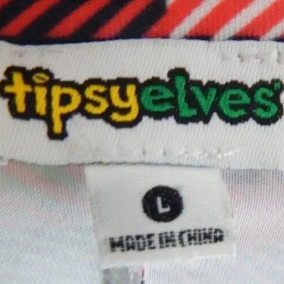 Tipsy Elves Red Plaid Long Sleeve Dress - Picture 2 of 4